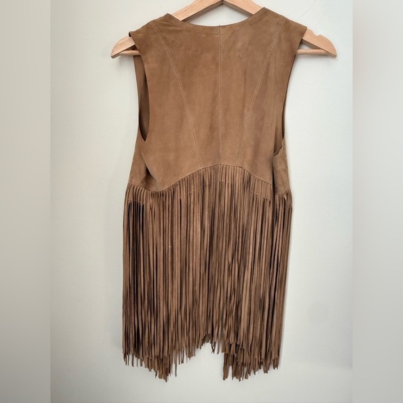 Lamarque Tan Suede Vest - Picture 8 of 12